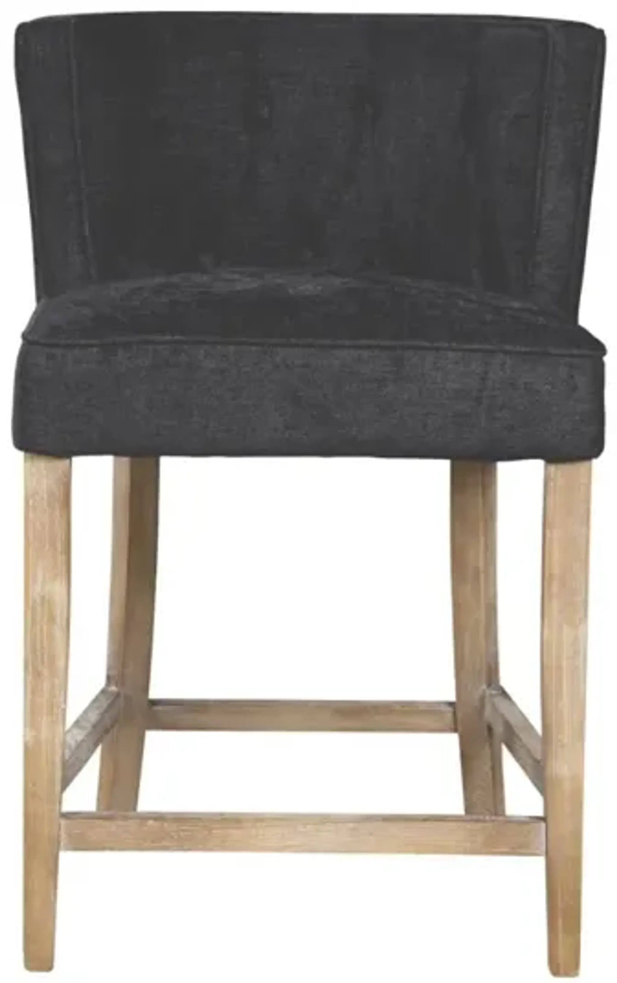 Nest Home Charlie Counter Stool in Grey Wash with Anew Black Finish ...