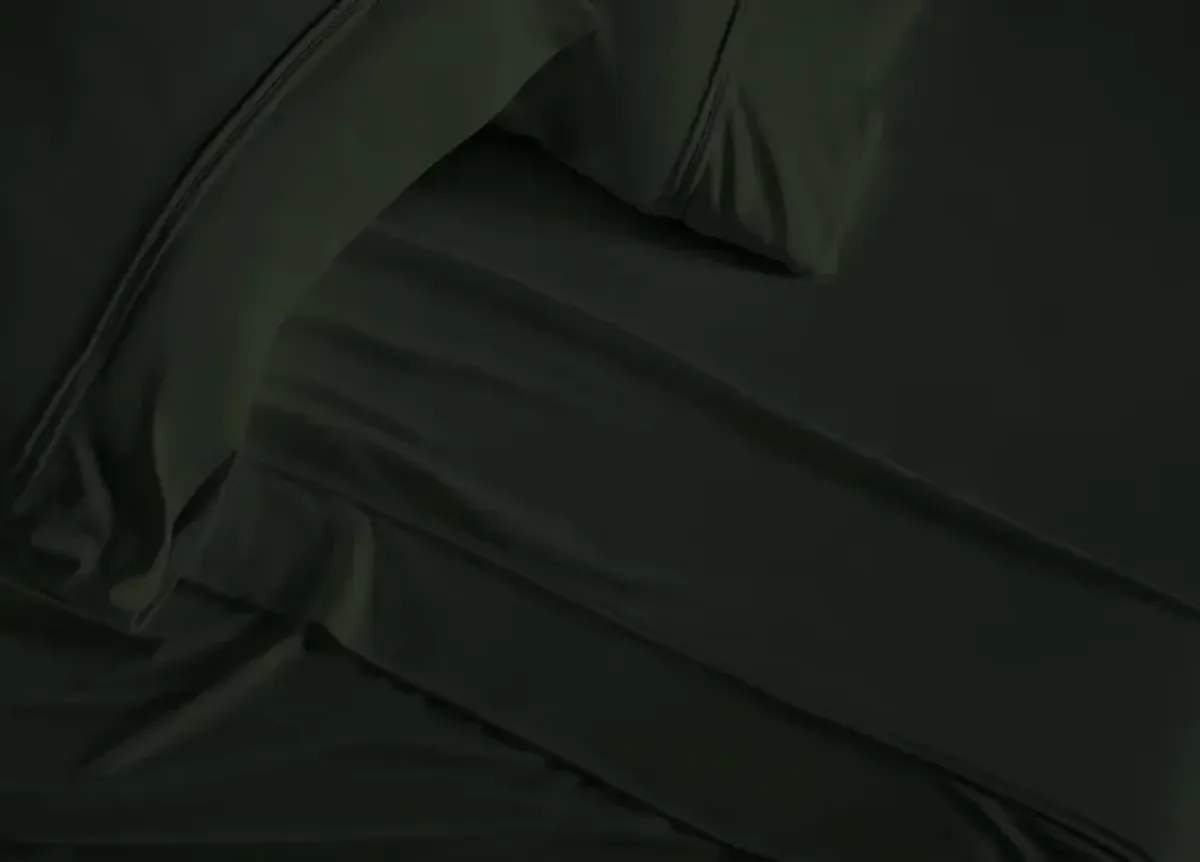 Bedgear Split King/Split California King Forest Green Dri-Tec Sheet Set