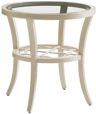 ROUND END TABLE MISTY GARDEN