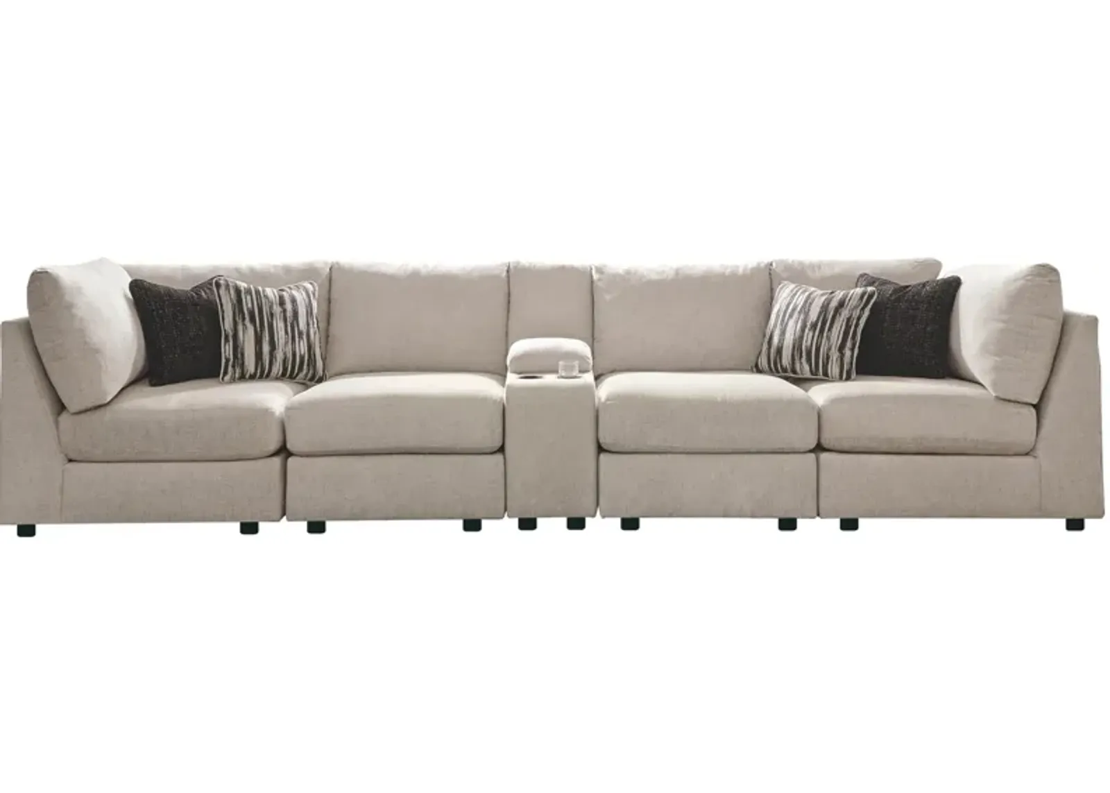 Ashley Kellway 5-Piece Console Sectional Bisque