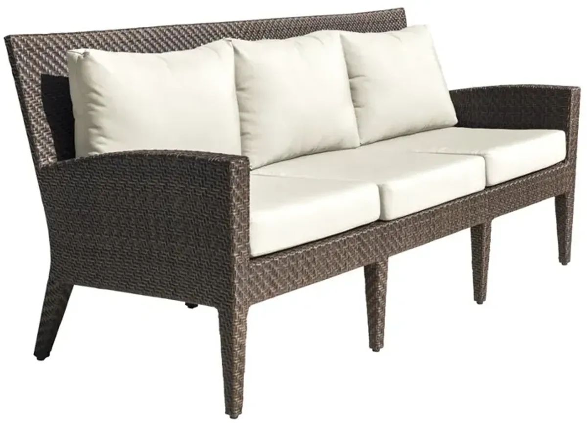 PANAMA JACK OASIS SOFA W/OUTDOOR OFF-WHITE FABRIC