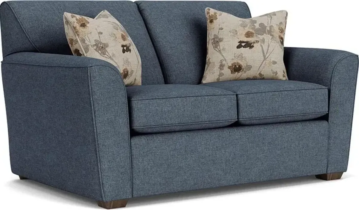 Flexsteel Lakewood Blue Dusk Loveseat