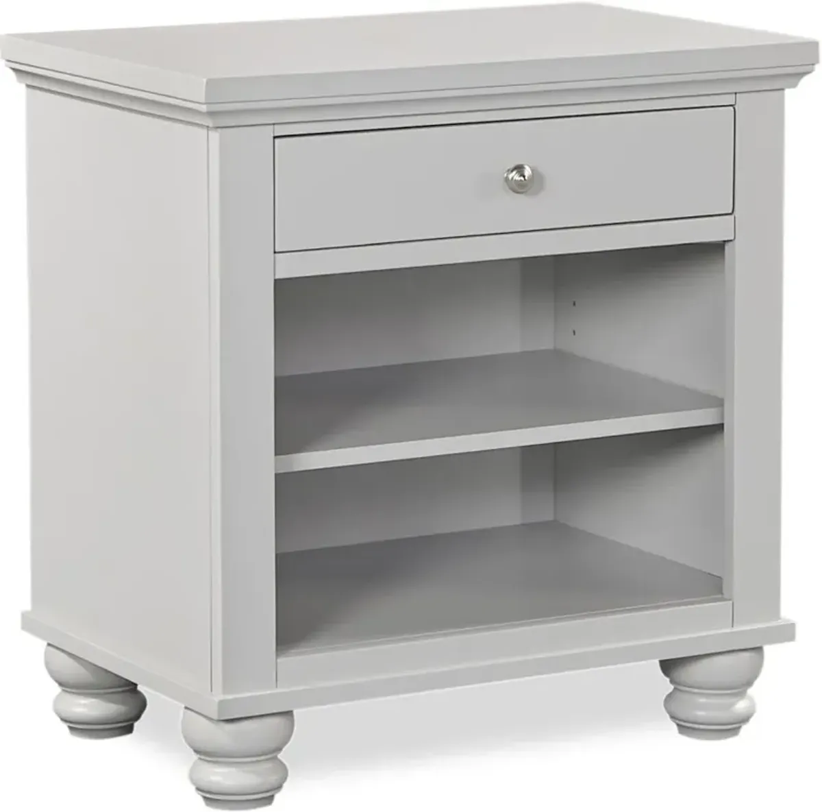 Aspenhome Cambridge Light Gray Paint Nightstand