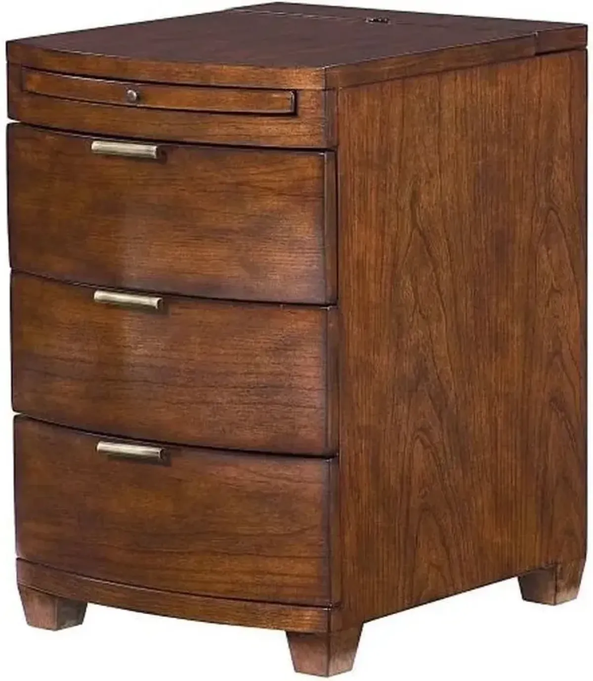 Hammary Bowfront Chairside Table Chairsides