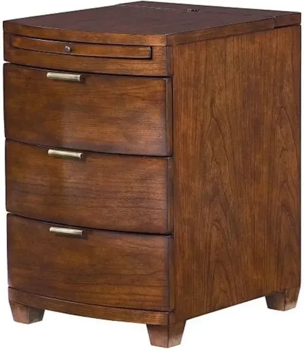 Hammary Bowfront Chairside Table Chairsides
