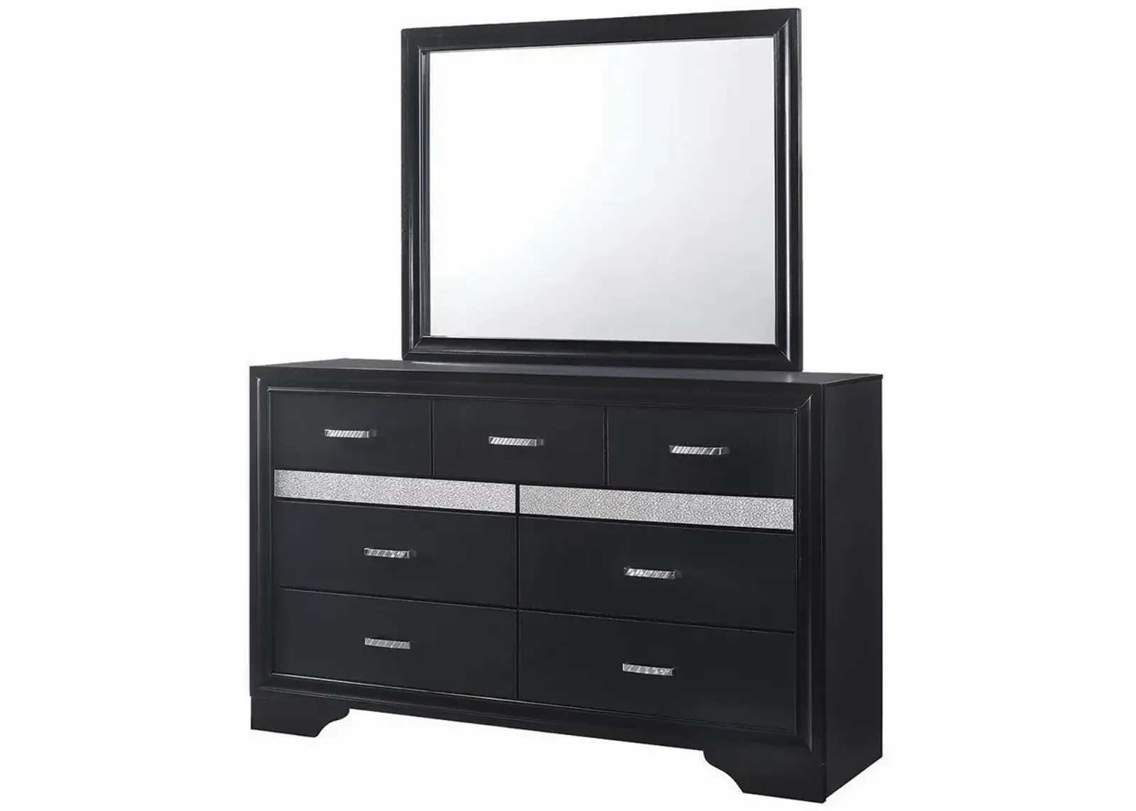 Coaster Miranda 7-Drawer Dresser Black