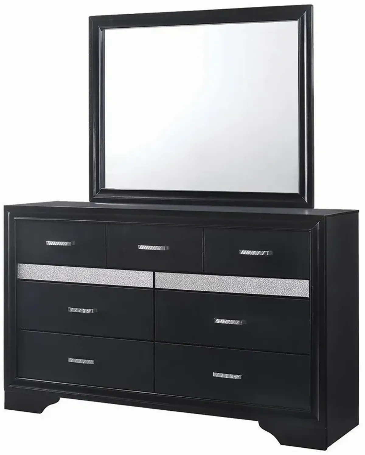 Coaster Miranda 7-Drawer Dresser Black