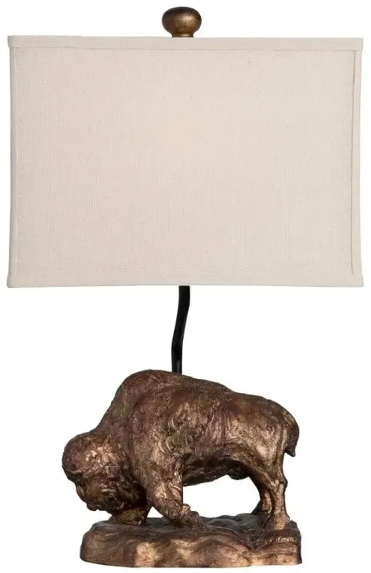 HOME ON THE RANGE BRONZE TABLE LAMP