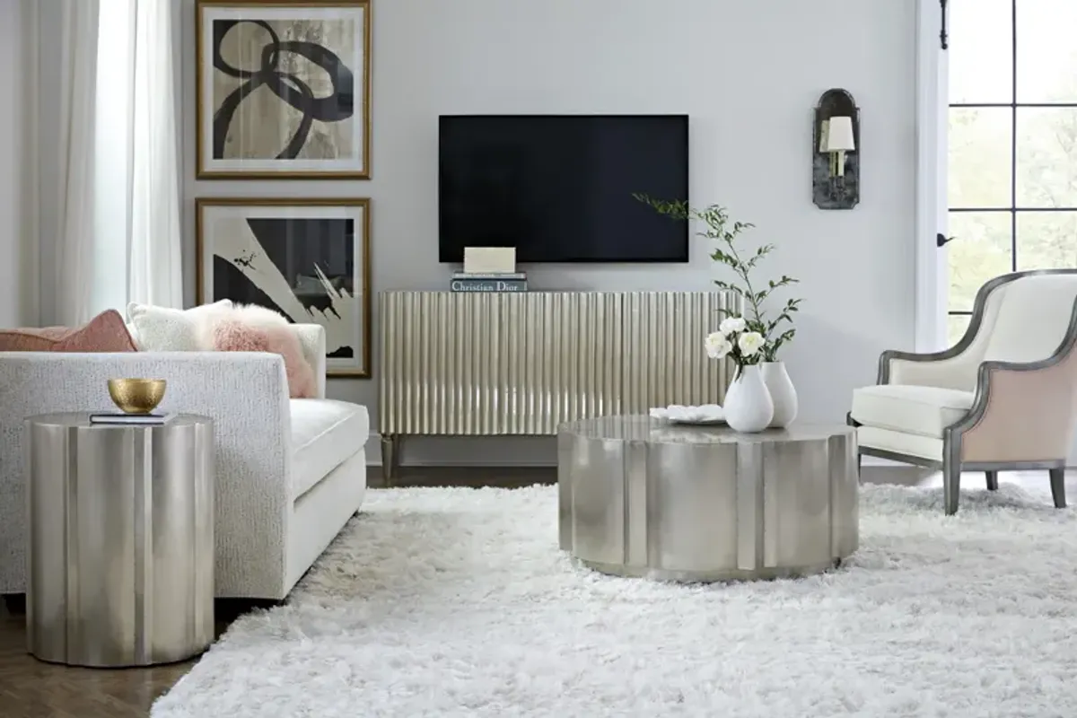 Hooker Furniture German Silver TV Entertainment Console