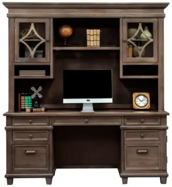 Martin Furniture Carson Office Desk Hutch