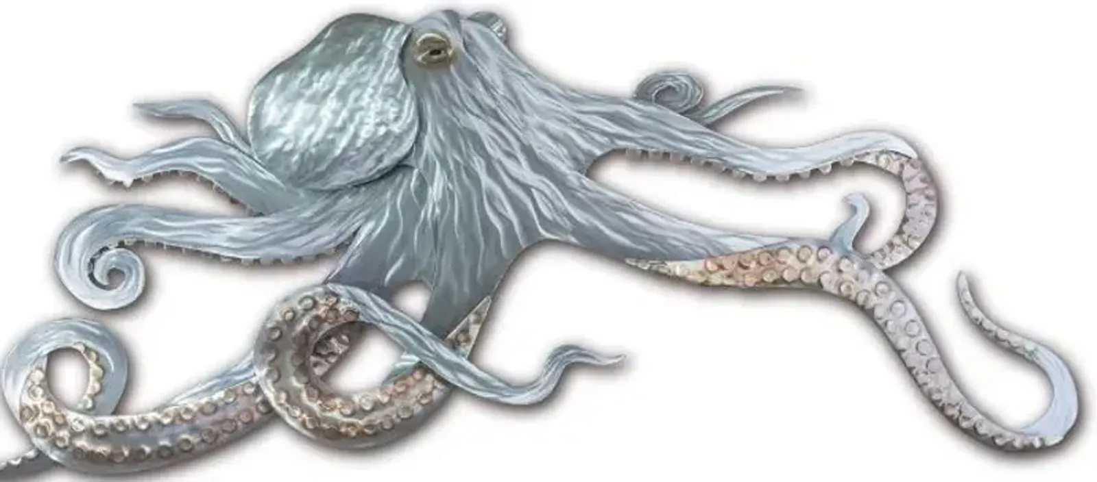 Copper Art Large Metal Wall Octopus
