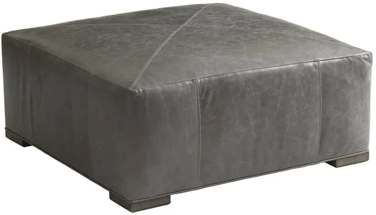 Shadow Play by Lexington Gray Melina Leather Cocktail Ottoman