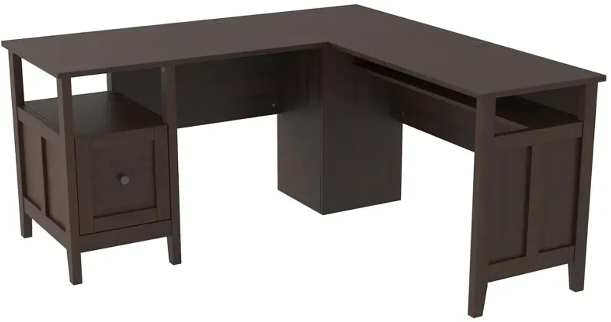 Ashley Camiburg 2-Piece Warm Brown Home Office Desk