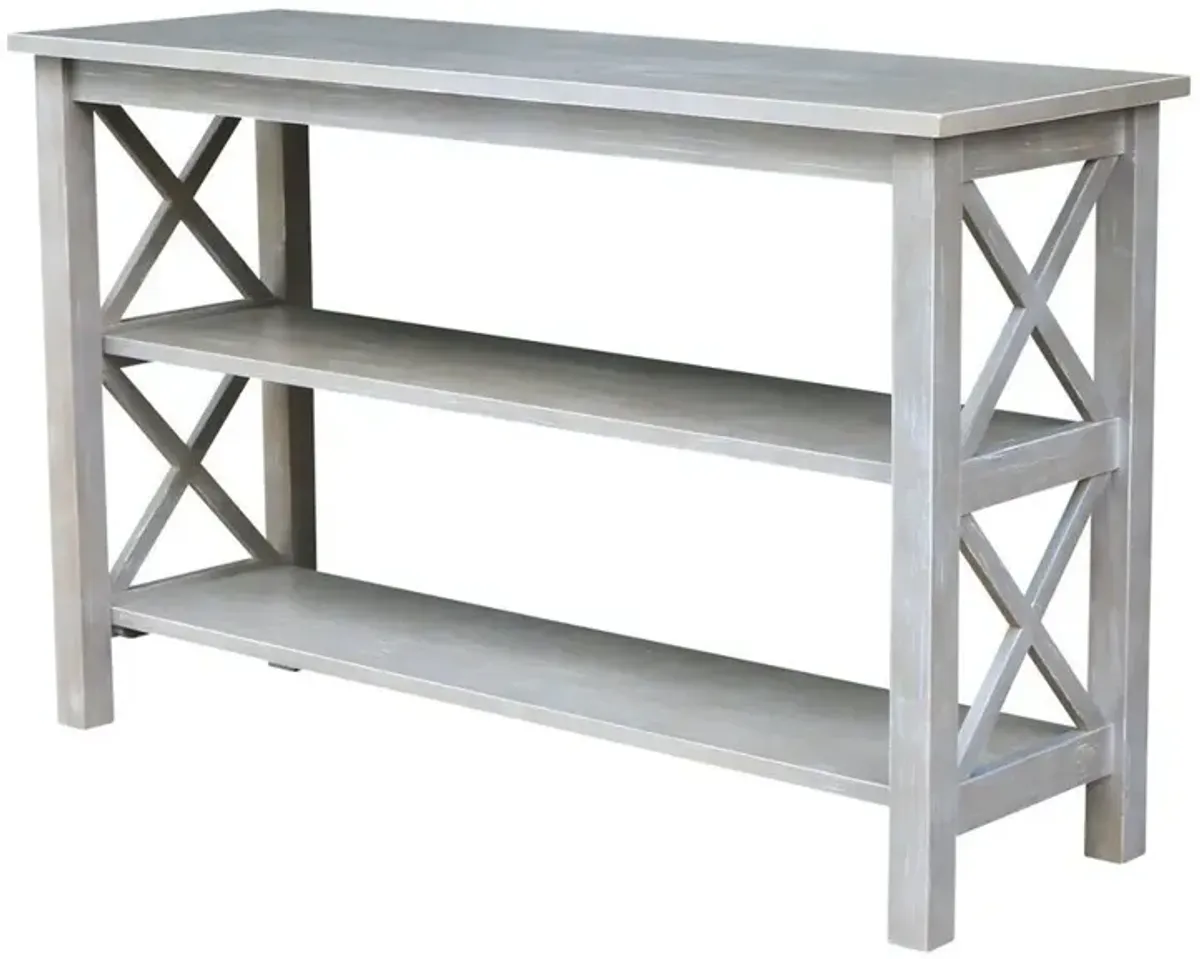 John Thomas Sofa Table in Taupe Gray