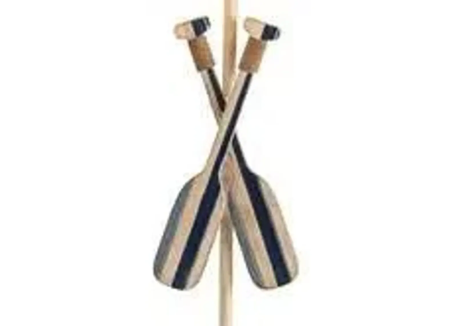 Crestview Boat Oar Nautical Blue Floor Lamp