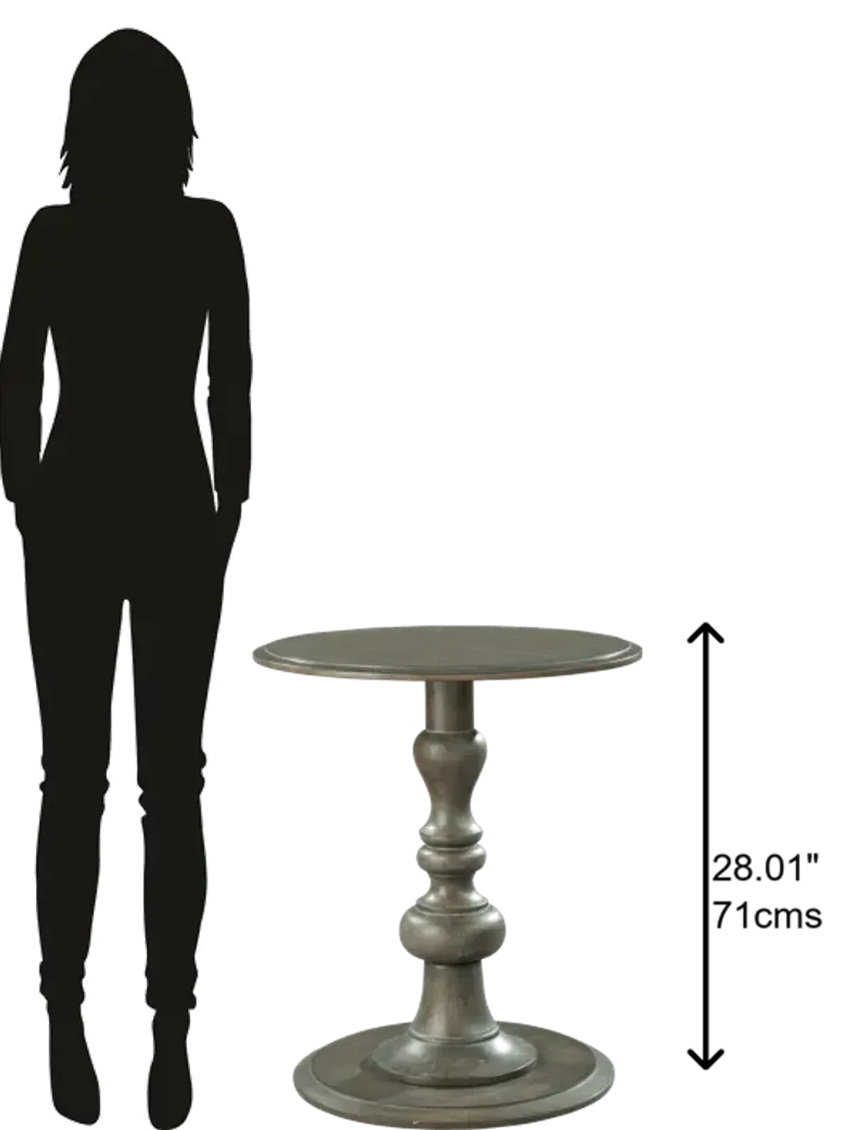 Hekman Round Accent Table Special Reserve