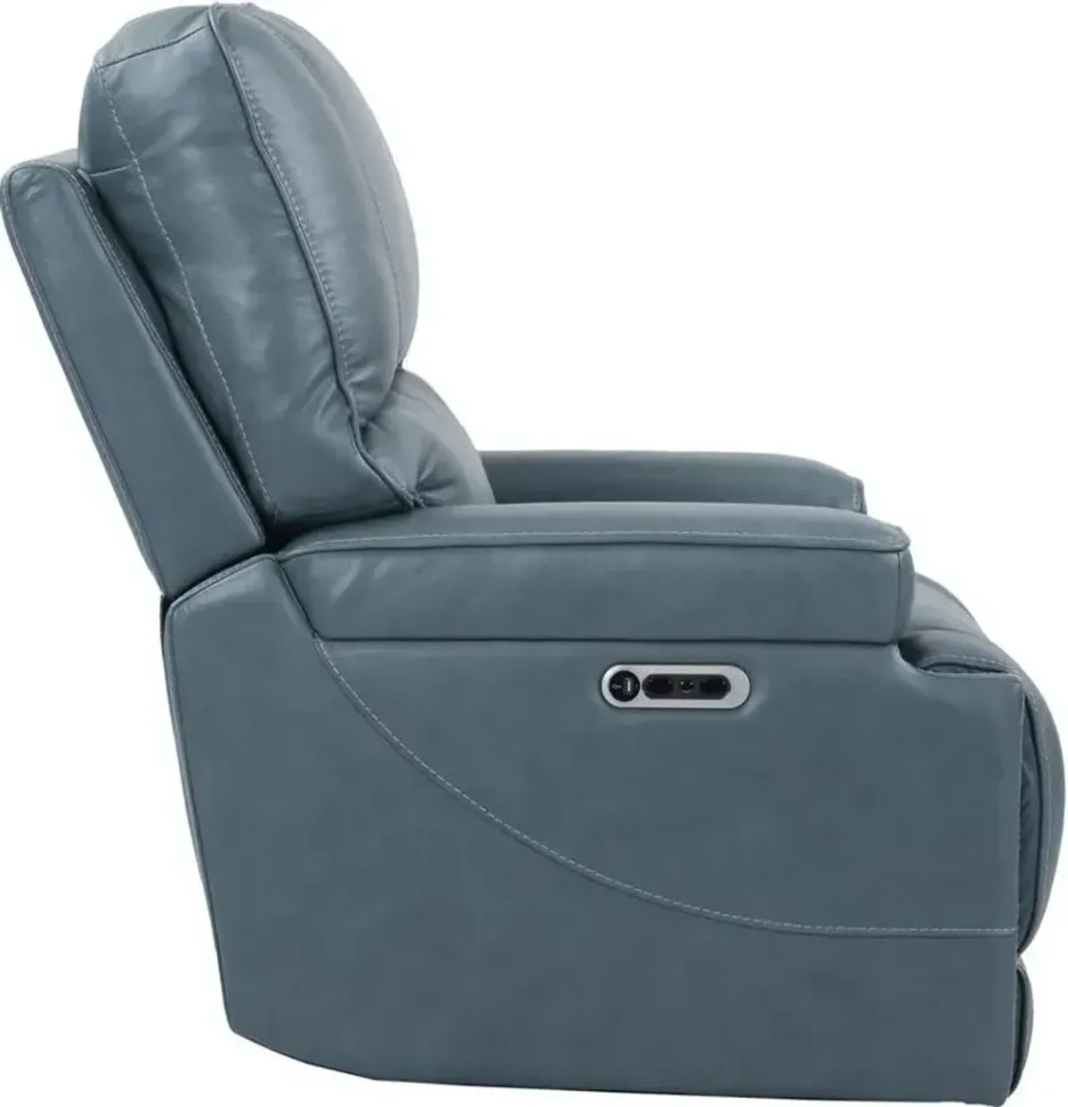 Parker House Whitman Corless Free Motion Power Recliner in Verona-Azure