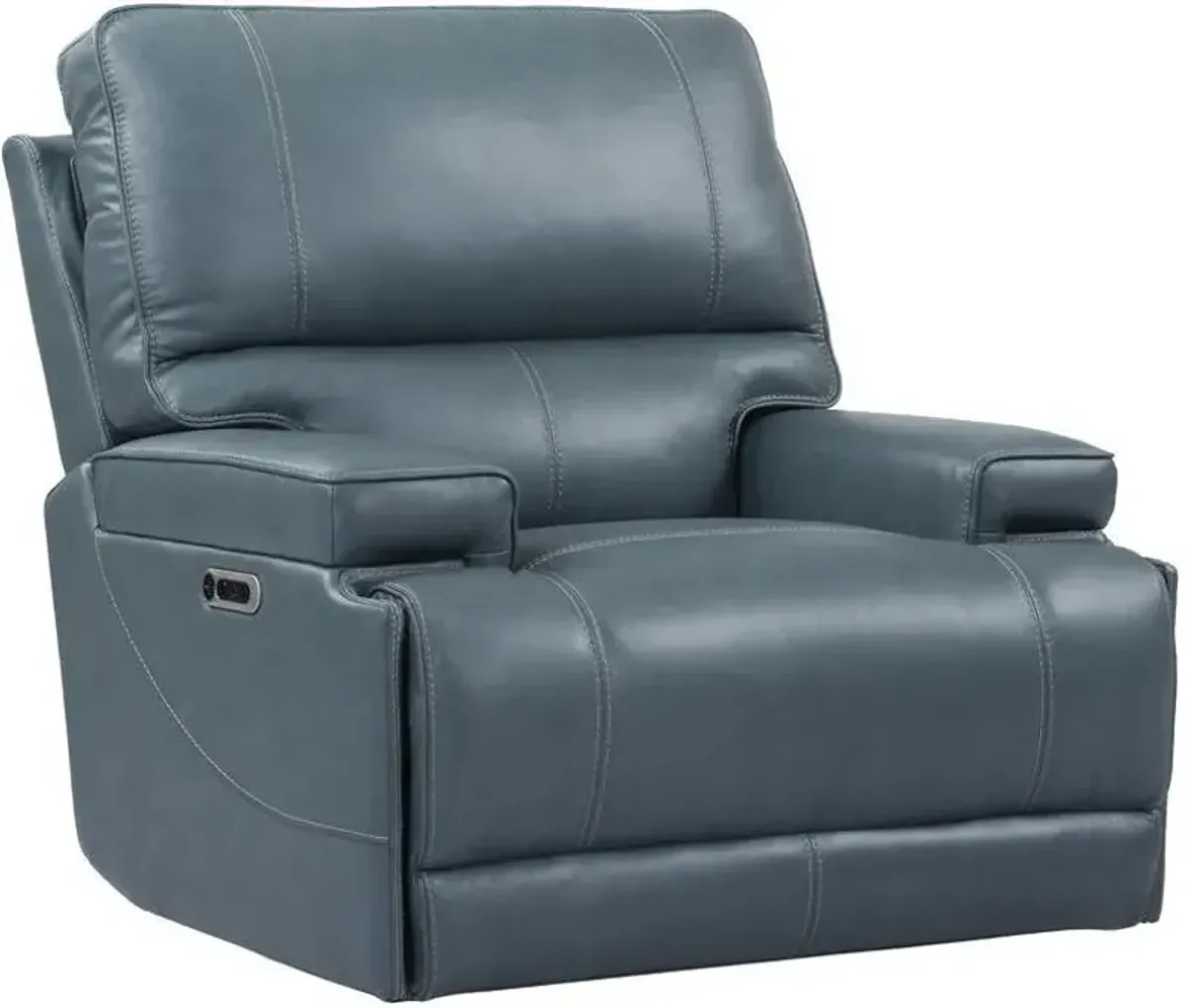 Parker House Whitman Corless Free Motion Power Recliner in Verona-Azure