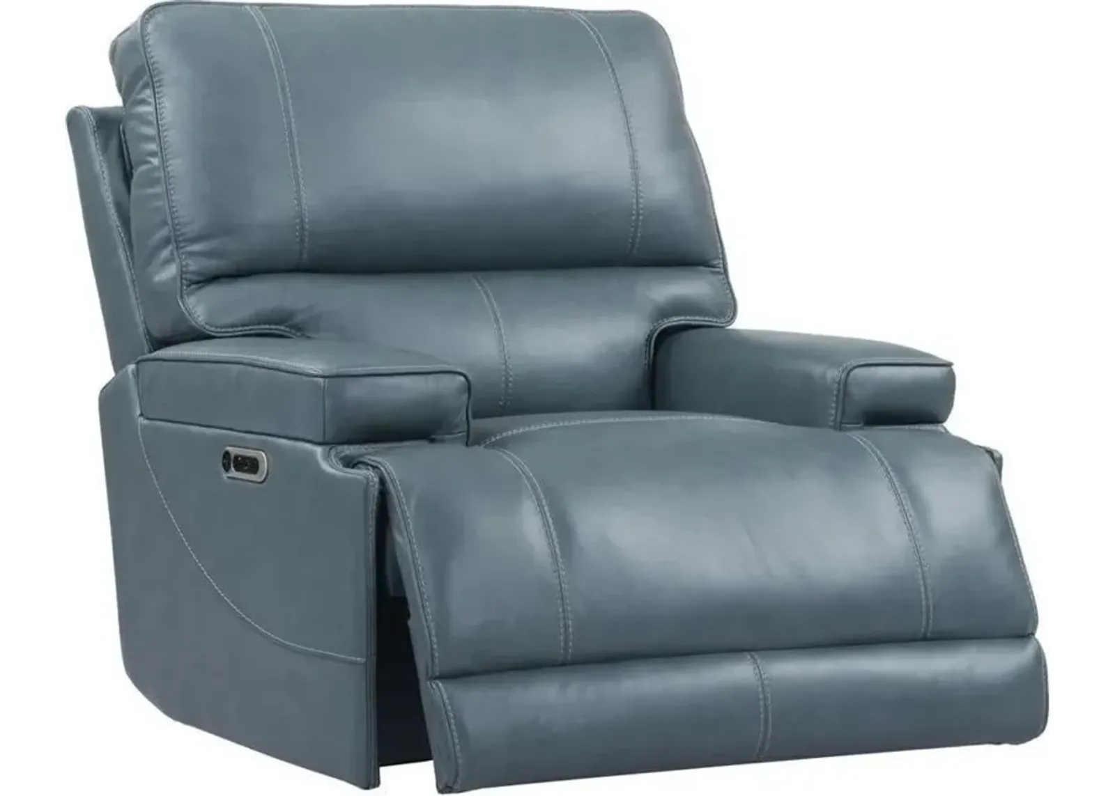 Parker House Whitman Corless Free Motion Power Recliner in Verona-Azure