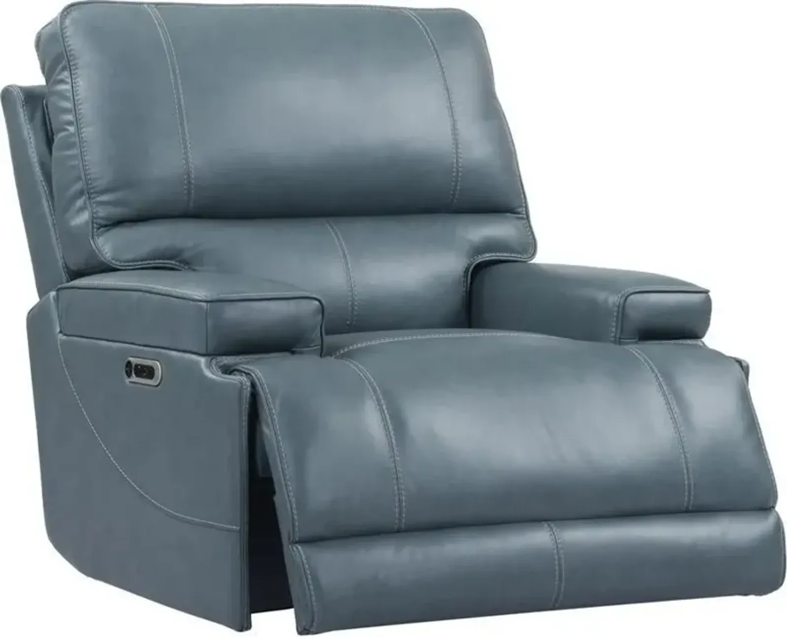 Parker House Whitman Corless Free Motion Power Recliner in Verona-Azure