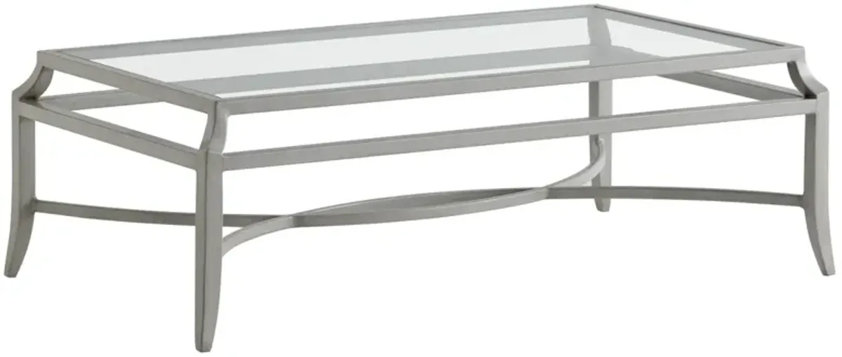 Tommy Bahama Outdoor by Lexington Silver Sands Rectangular Cocktail Coffee Table