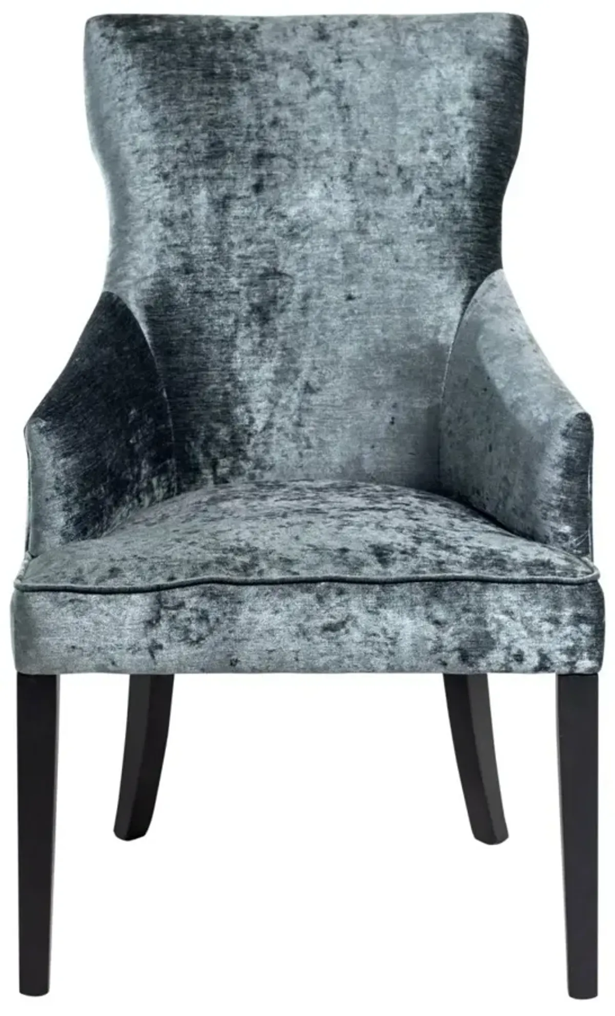 Nest Home Lucy High Back Dining Chair in Black with Vintage Pewter Finish