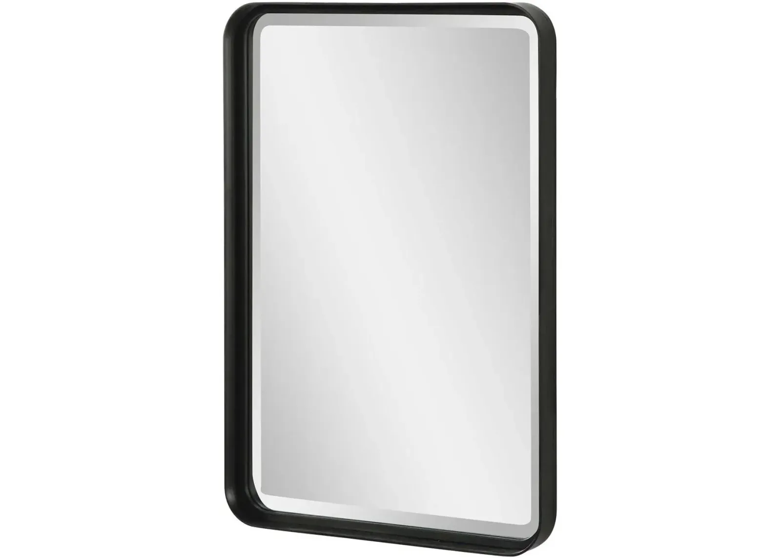 Uttermost Croften Black Vanity Mirror