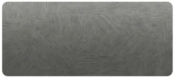Casa Inspirata Madras Writing Table Argento Medium Grey Wood Finish