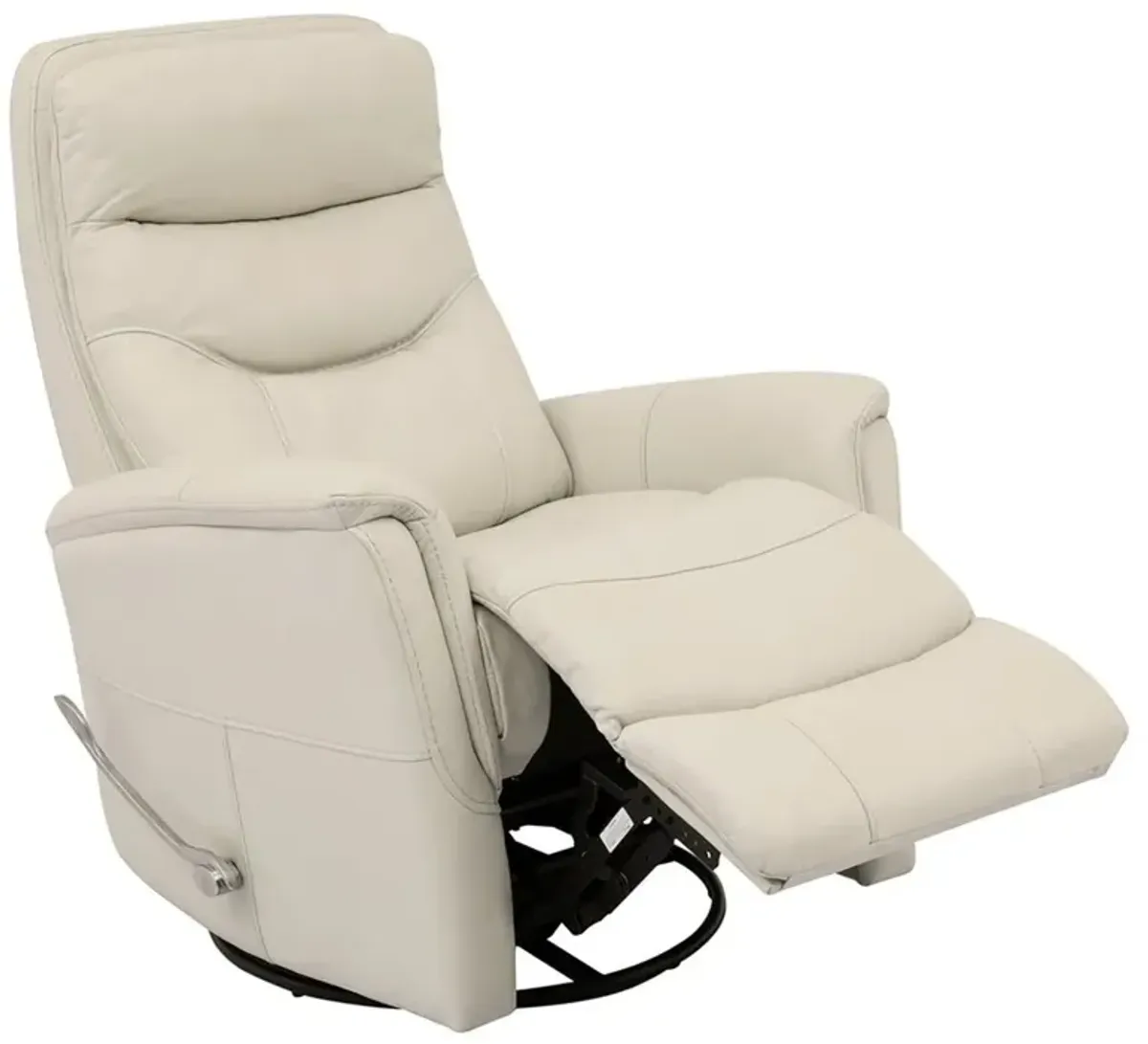 Parker House Gemini Glider Recliner in Ivory