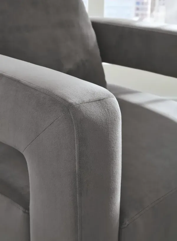 Ashley Alcoma Otter Swivel Accent Barrel Chair