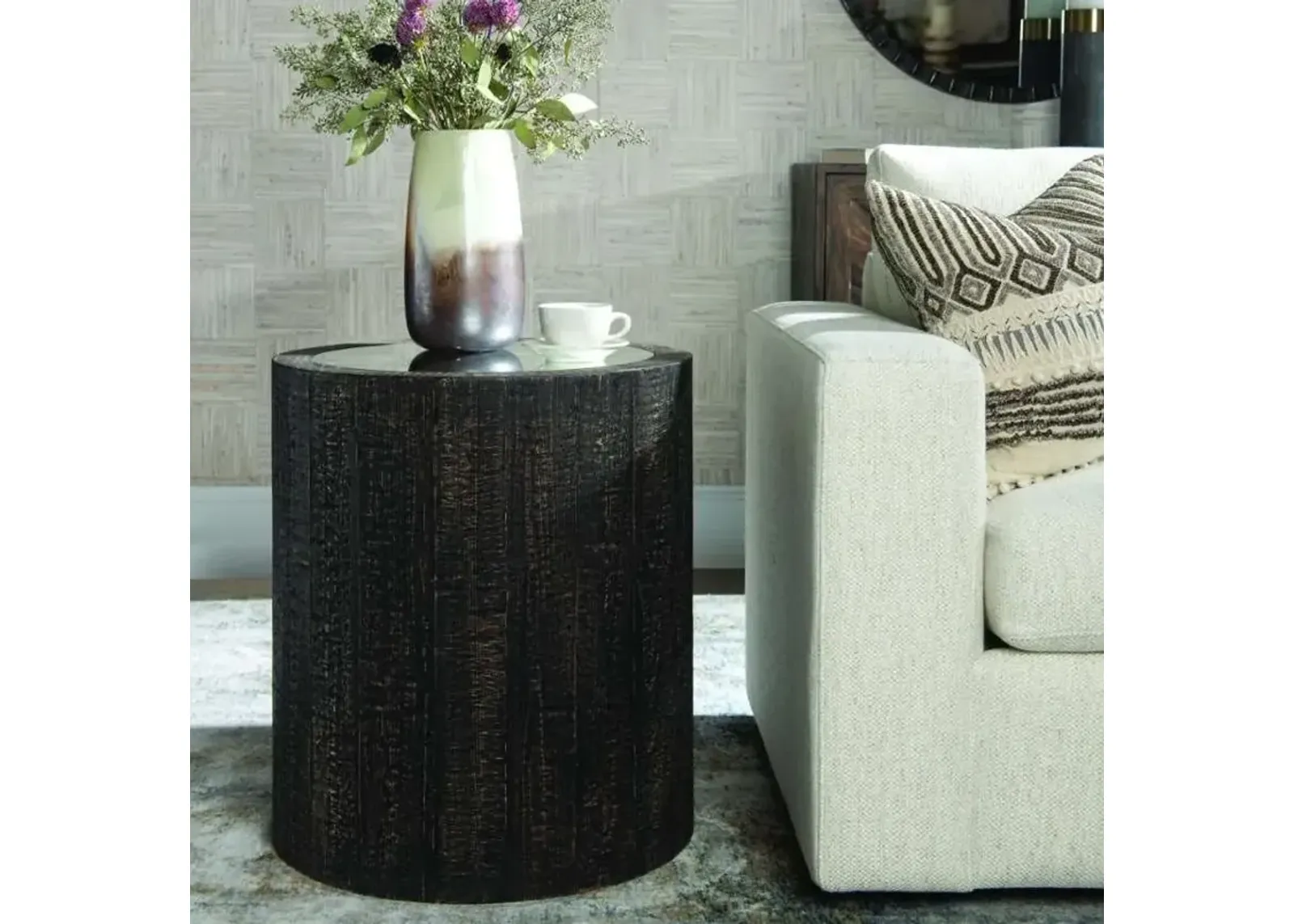 SEQUOIA DARK WALNUT ACCENT TABLE