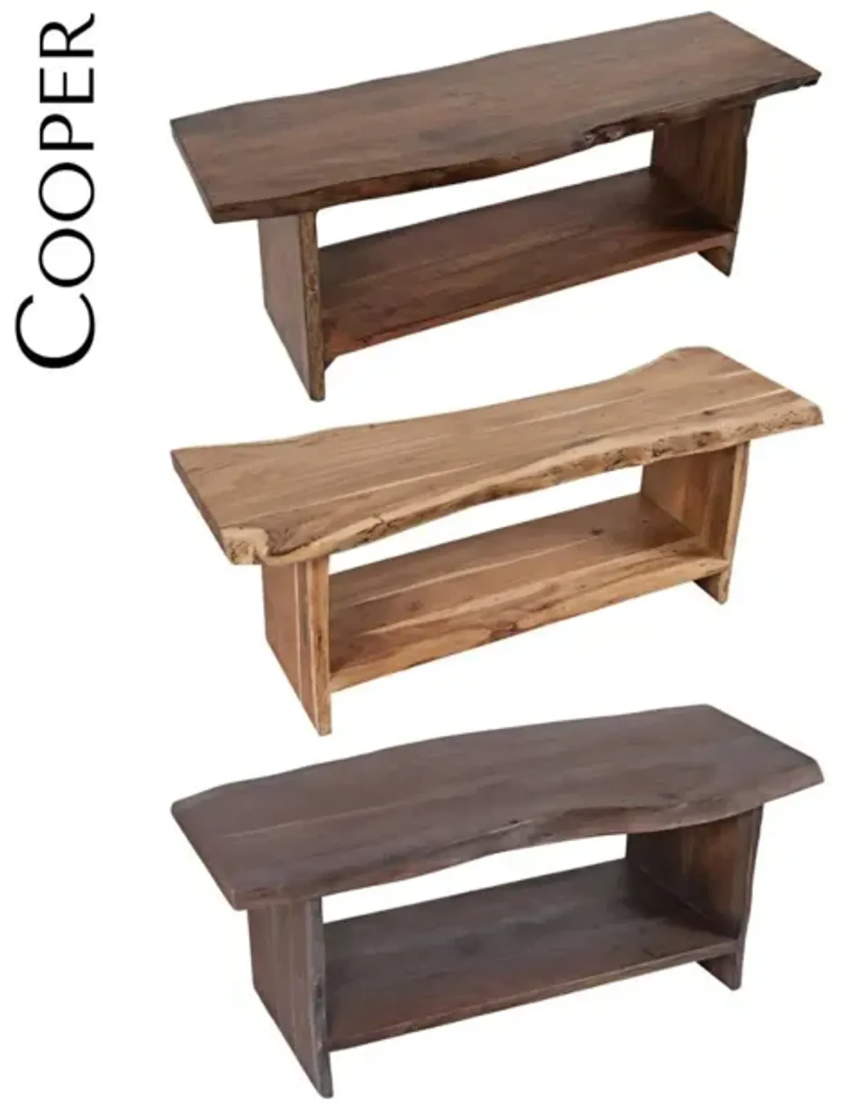 COOPER STORAGE BENCH - NATURAL