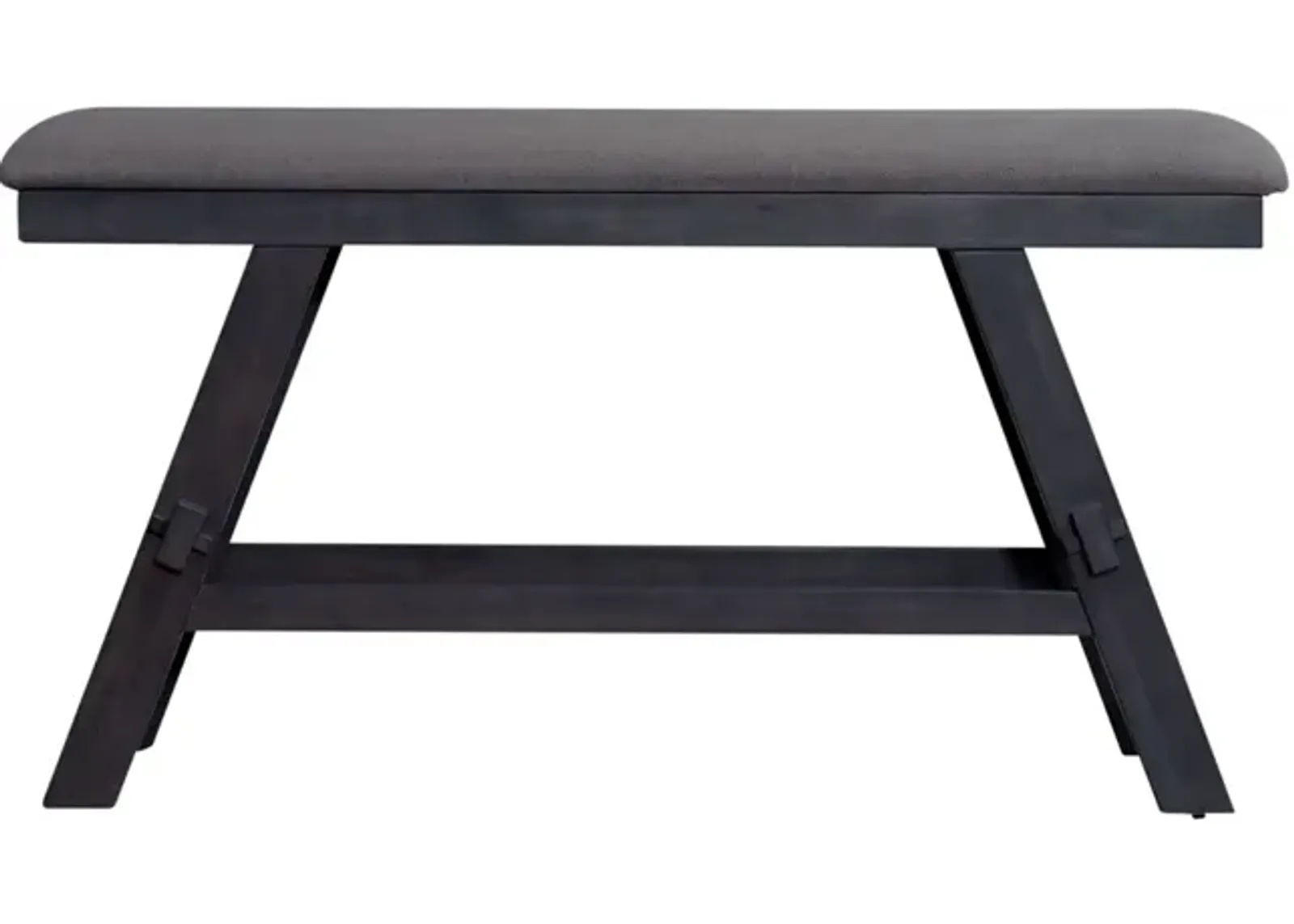 Liberty Furniture Lawson Slate/Weathered Gray Counter Bench