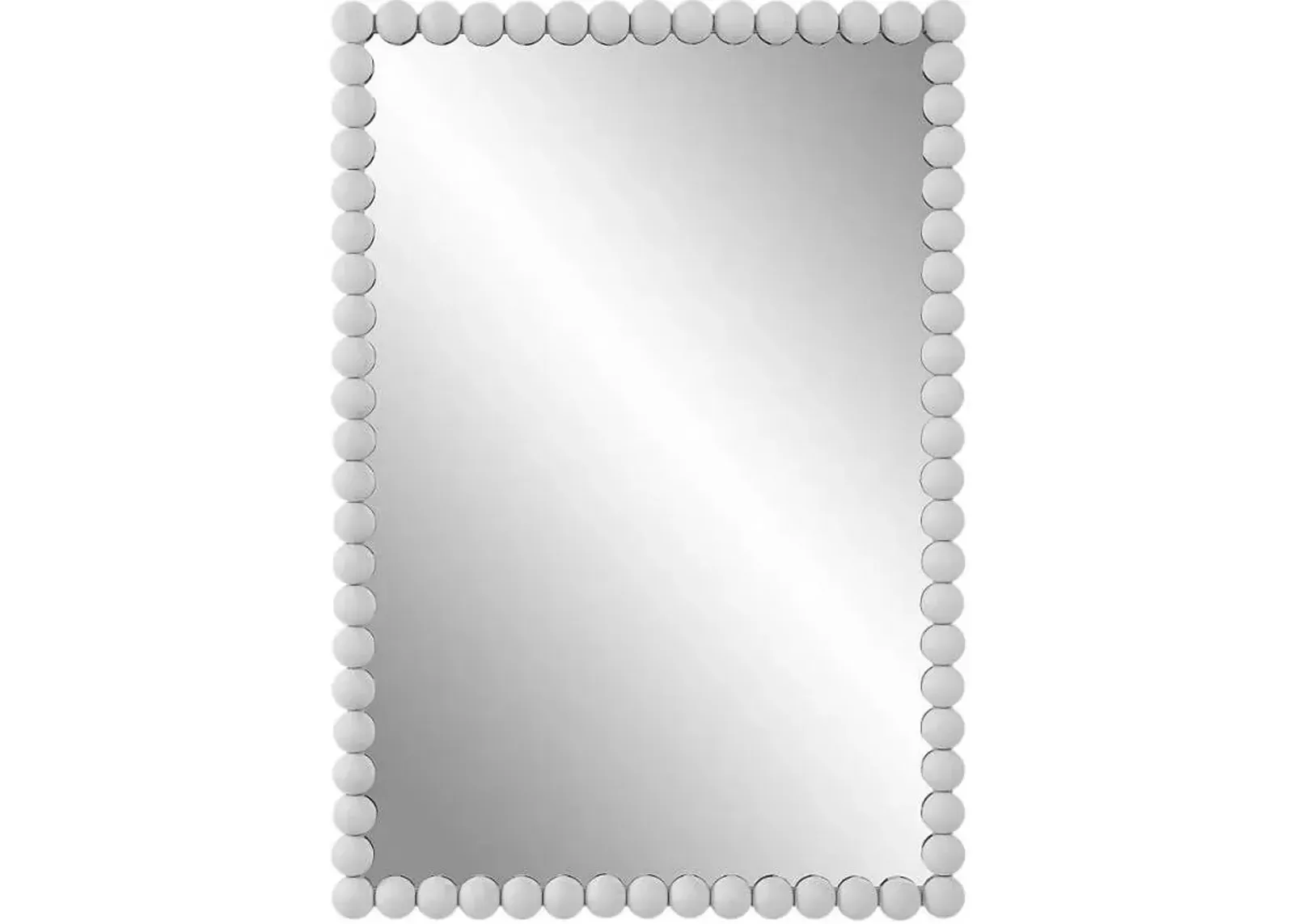 Uttermost Serna White Vanity Mirror