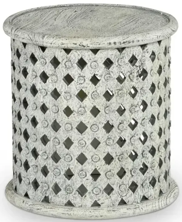 Steve Silver Samir Aged Alabaster End Table