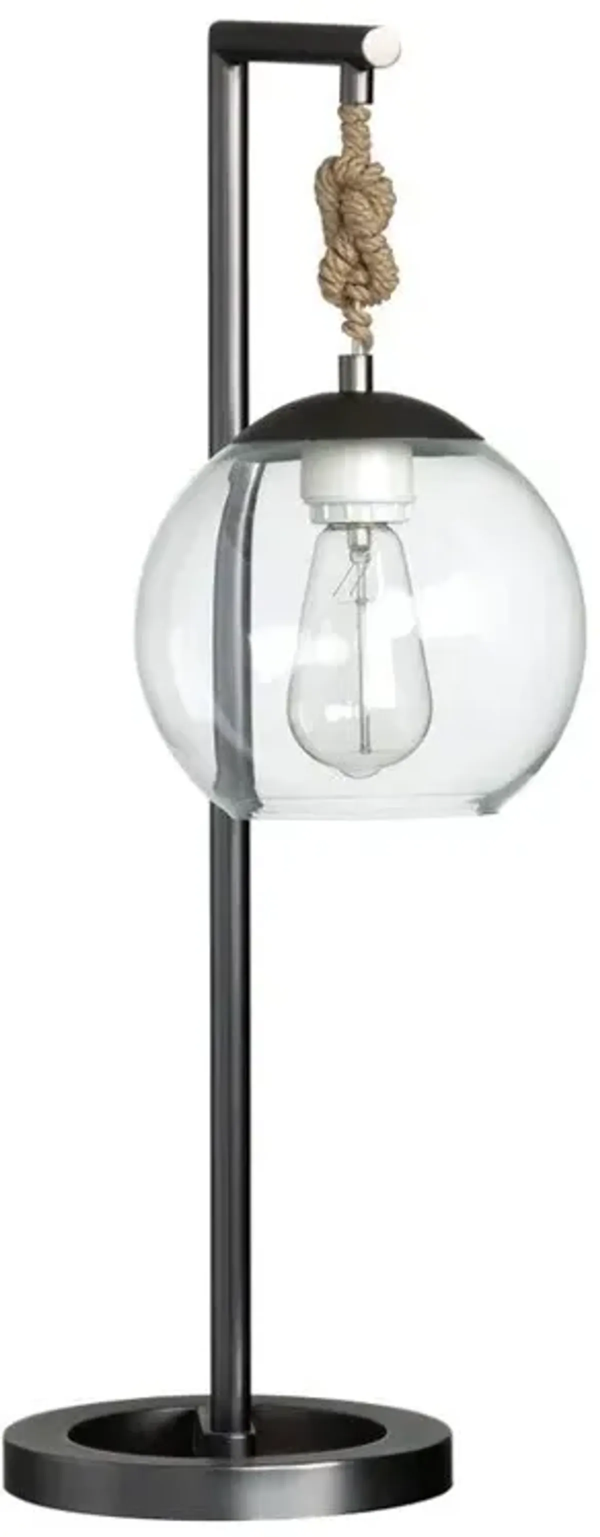 Crestview Brooks Gunmetal Table Lamp