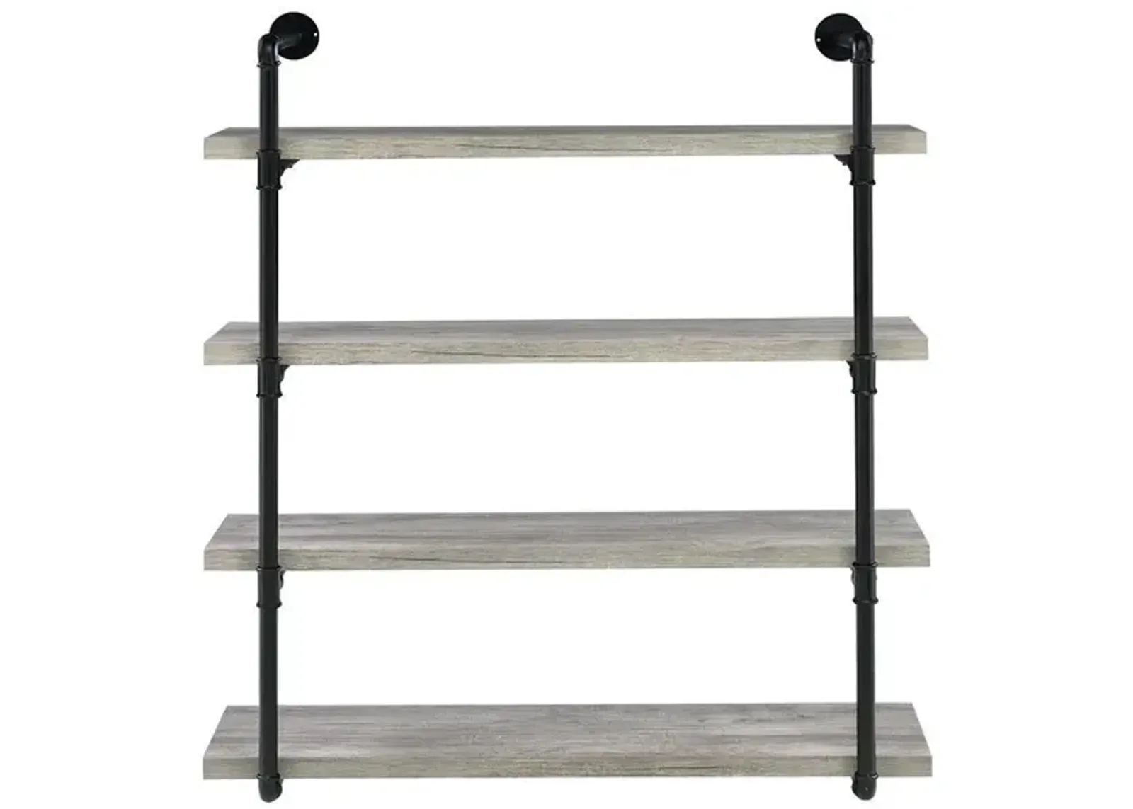 Coaster 40 Inch Wall Shelf Grey Driftwood