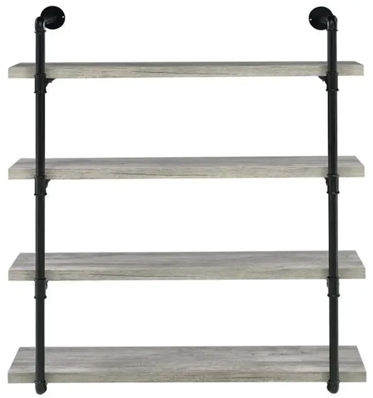 Coaster 40 Inch Wall Shelf Grey Driftwood