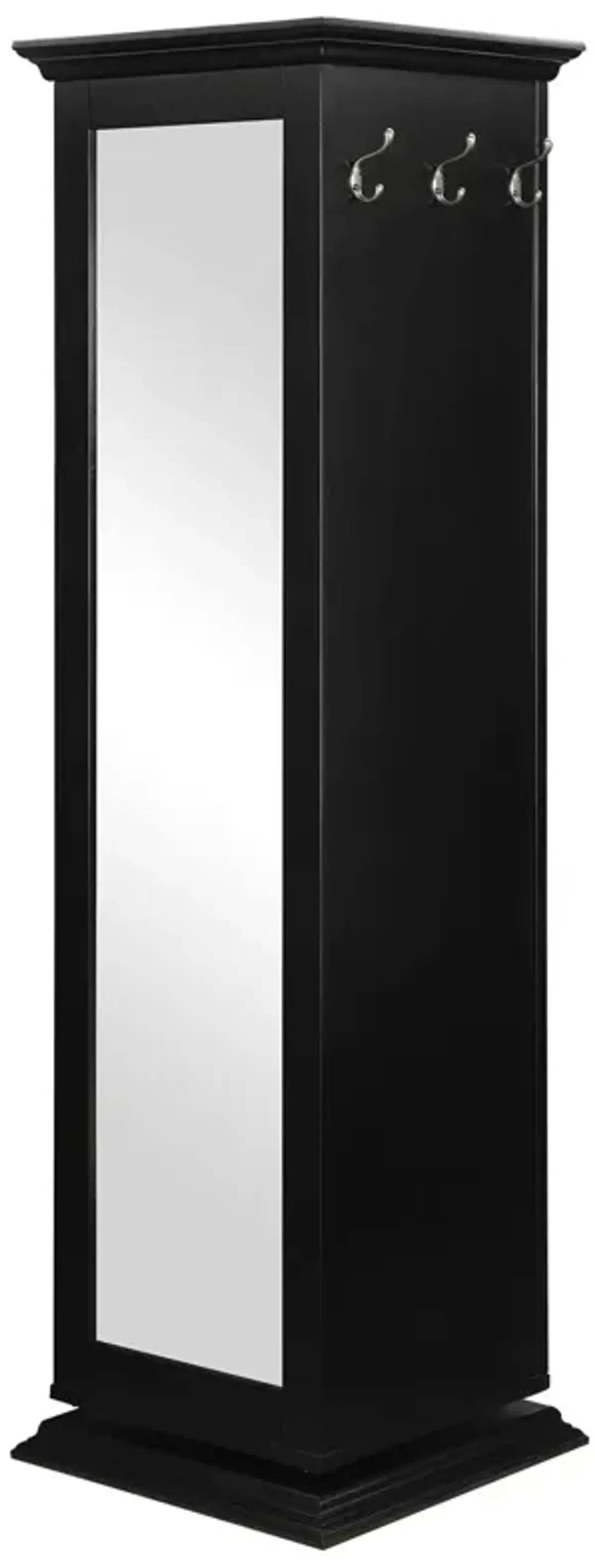 Coaster Robinsons Swivel Accent Cabinet with Cork Board Black