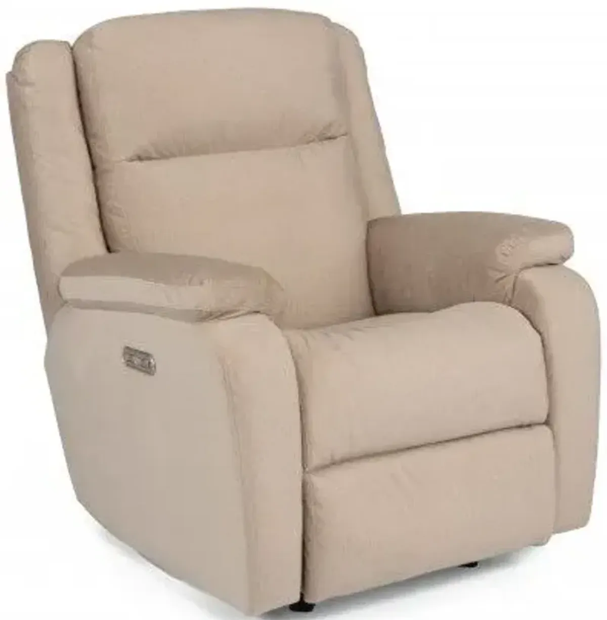 Flexsteel Magnus Oat Power Recliner with Power Headrest