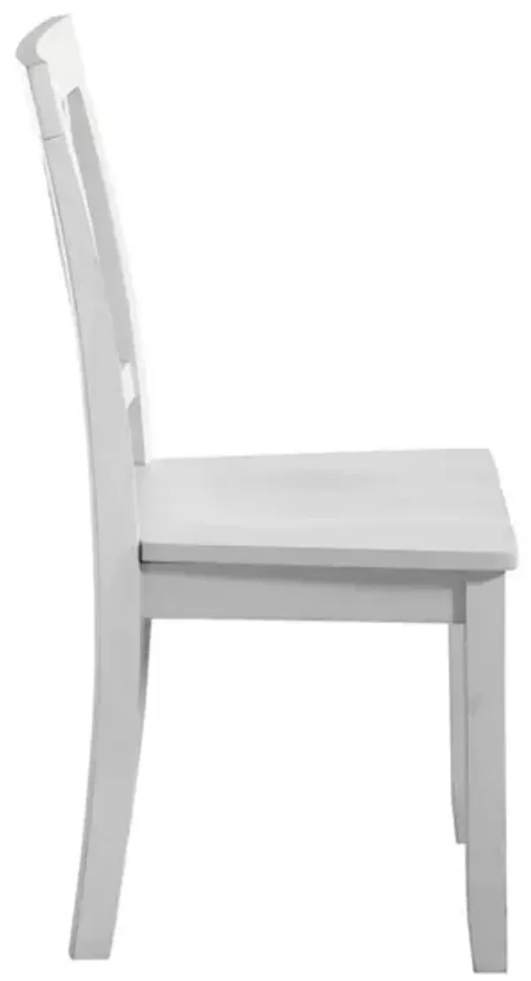 Steve Silver Naples Side Chair In Ivory