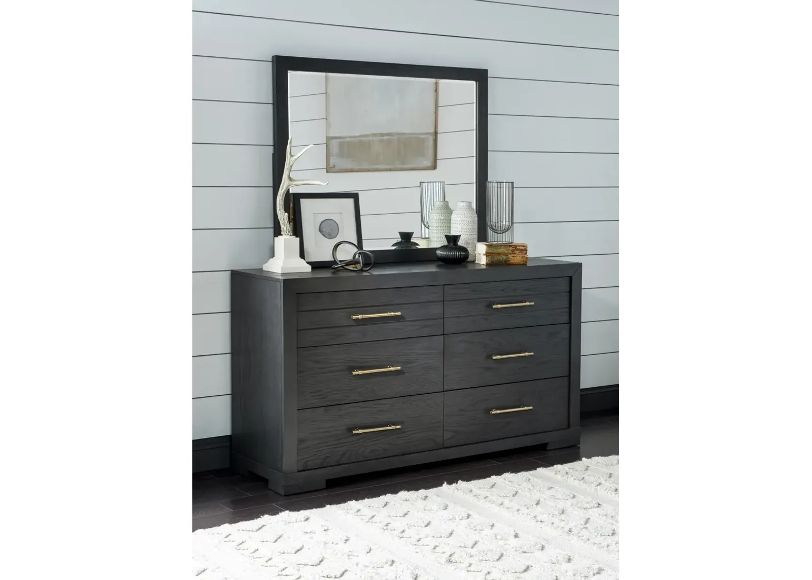 Legacy Classic Mirror Dark Oak Finish Westwood Dark