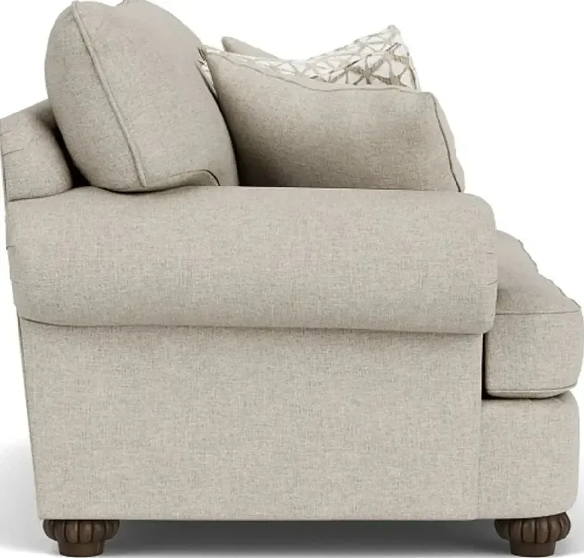 Flexsteel Patterson Silver Driftwood Loveseat