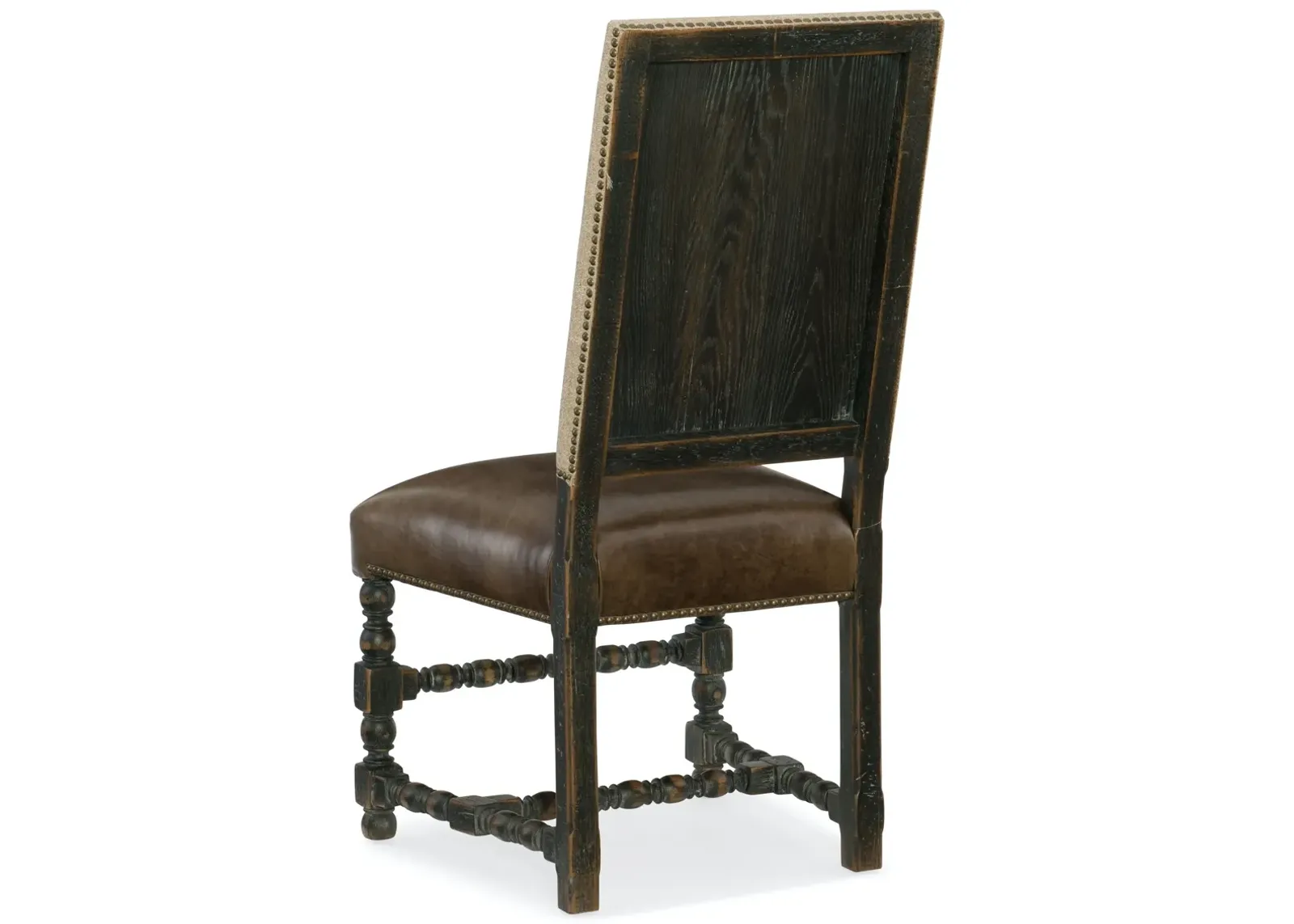 Hooker Furniture Hill Country Comfort Leather Upholstered Side Chair