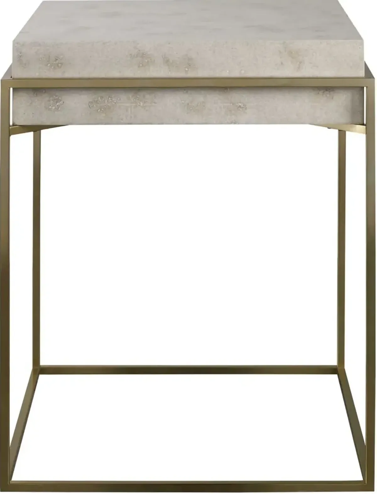 Uttermost India Ivory Burl Accent Table