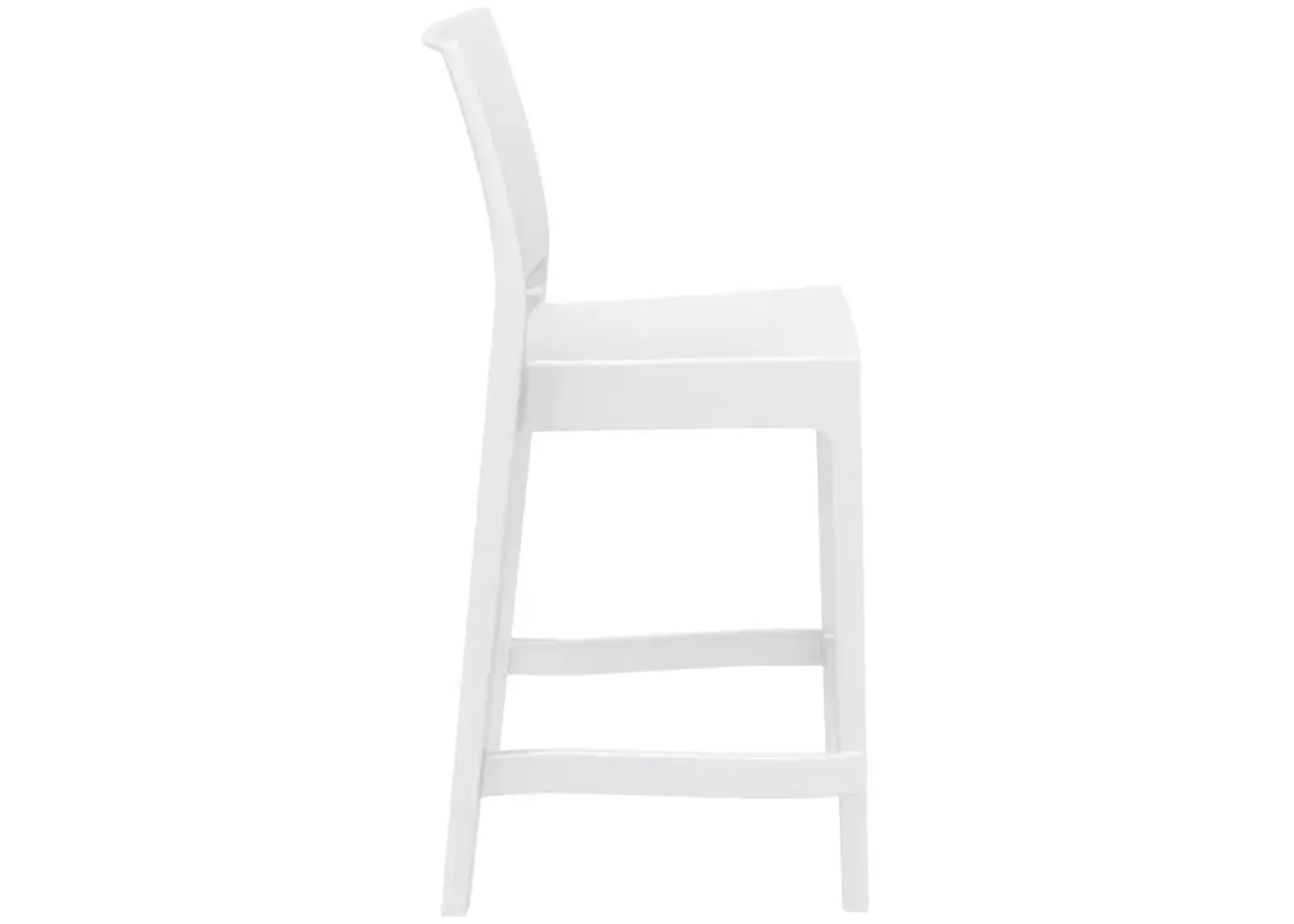 MAYA RESIN COUNTER STOOL WHITE