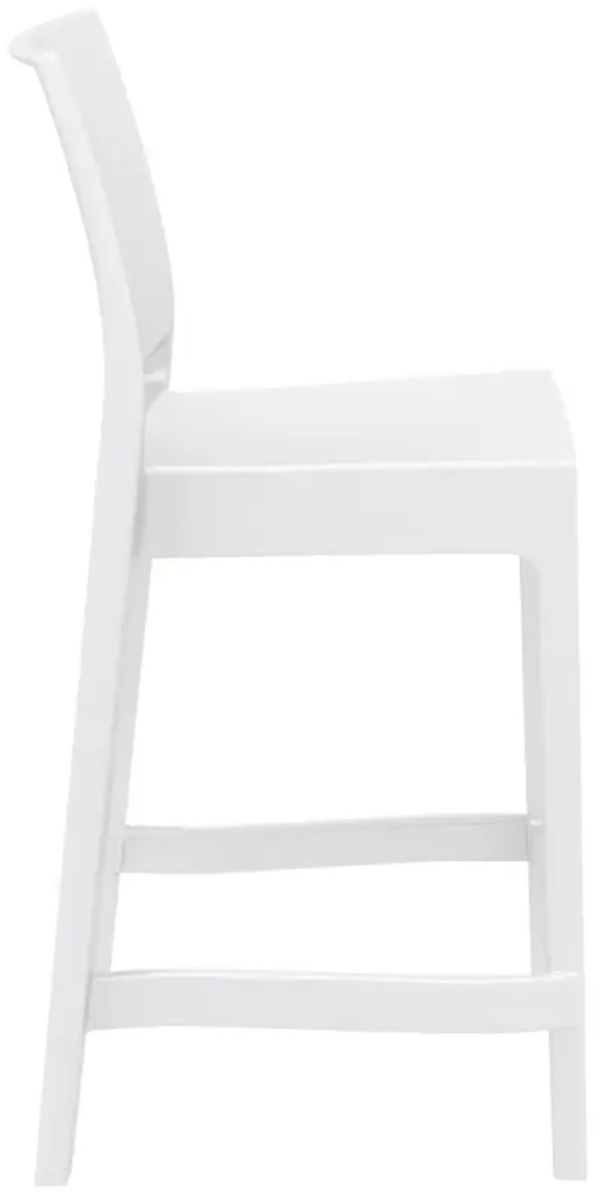 Maya Resin Counter Stool White