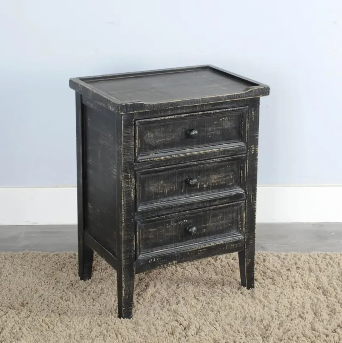 MARINA BLACK SAND END TABLE