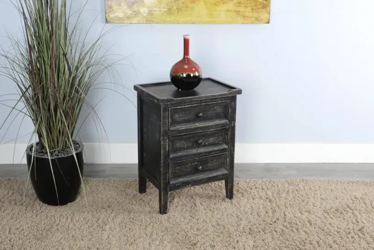 MARINA BLACK SAND END TABLE