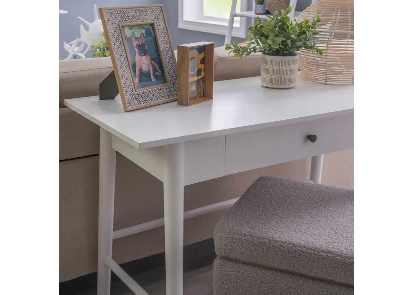 CHARLOTTE DESK WHITE